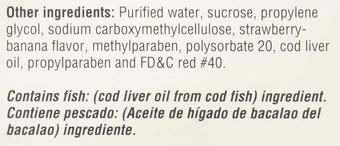 Strawberry/Banana 6.5 Oz. Cod Liver Oil