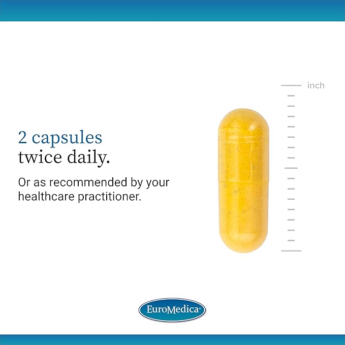 Euromedica Nerve Complex - Herbal Supplement with Bioactive Vitamin B12 - Circulation & Nerve Health Support Supplement - Vegan Capsules with Boswellia Serrata - 60 Capsules, 2 Pack (120 Capsules)