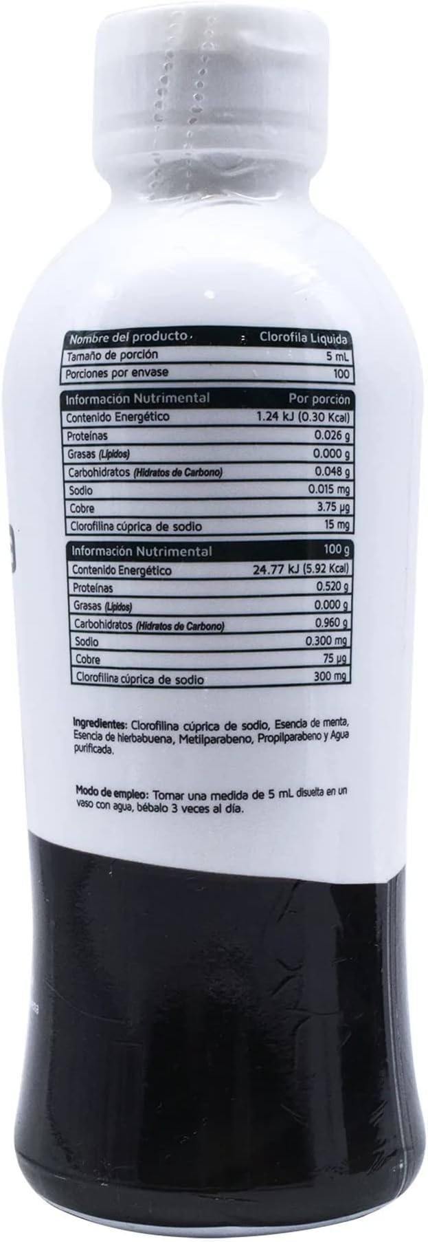 Vidanat Liquid Chlorophyll 500ml - Natural Detox, Immune Support & Energy Booster - Helps Digestion, Freshens Breath & Promotes Alkaline Balance