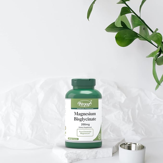 VORST Magnesium Bisglycinate 200mg 180 Vegan Capsules