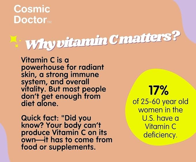 Double C 1500mg Vitamin C Supplement, Blueberry & Acerola, 30 Packets/Box