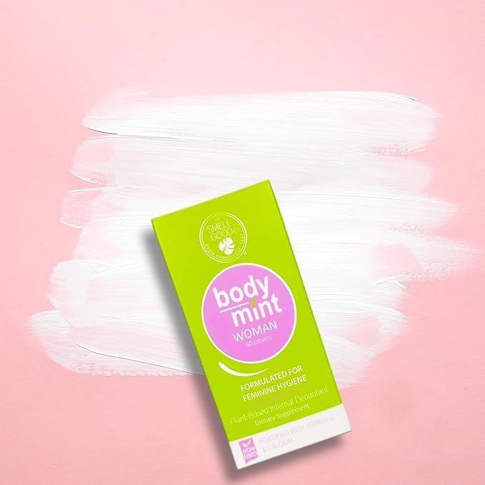 Woman | Chlorophyll Deodorizing Supplement for Full Body Feminine Hygiene & Freshness | Aluminum-Free Plant-Based Internal Deodorant | All-Day Protection & Odor Control | 50 tabs