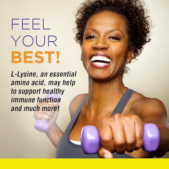Nature's Life L-Lysine Powder | Helps Support Healthy Immune Function | 100% Pure Natural L-Lysine | Vegetarian, Unflavored, No Sugar | 460 Servings