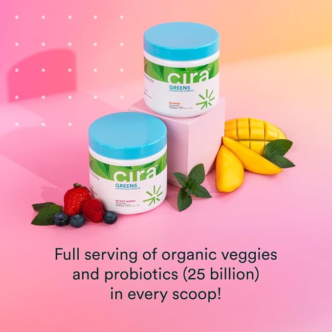 Cira Nutrition Mango Greens & Aloha Punch Reds Superfood Powder Bundle