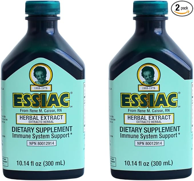 Essiac Original Herbal Liquid Extract β 10.14 fl oz Bottle | Powerful Antioxidant Blend to Help Promote Overall Health & Well-Being | Original Formula from 1922 (Pack of 2)