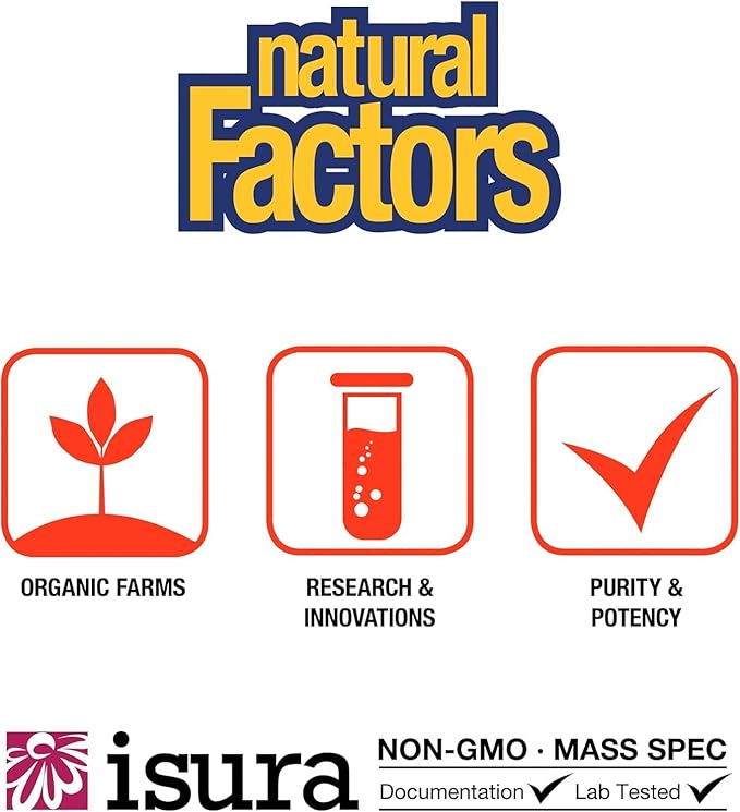Natural Factors, Glucosamine Sulfate, Supports Healthy Joint Mobility, Cartilage and Connective Tissue, 180 Capsules