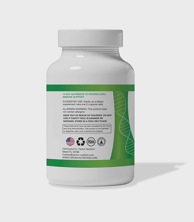 Immune Boost-Advanced Formula with Vitamins, Minerals, and Herbal Extracts - Supports a Healthy Lifestyle - 90 Capsules