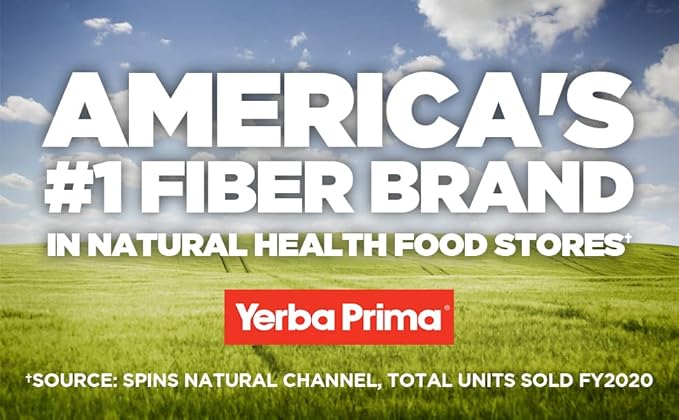Yerba Prima Psyllium Husks Powder 12 oz - Natural Fiber Supplement - Colon Cleanser - Gut Health - Vegan, Non-GMO, Gluten-Free (New Label - Packaging May Vary)