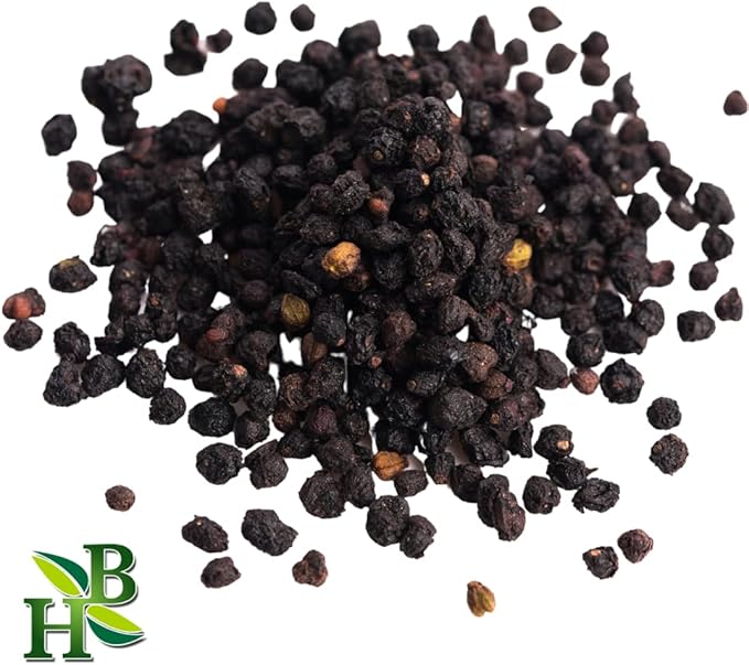 Organic Elderberry Whole - Wildcrafted - 4oz - Packaged with Care - Makes Great Syrup, Teas - Immune System