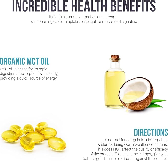 Certified Preservative-Free Vitamin D3 5000 IU Softgels Capsules - Gluten Free, Non-GMO - Vitamin D Supplement Support for Healthy Bones Muscle and Immune System, Made in UK, 365 Count (1 year supply)