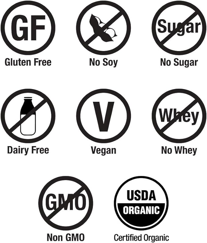 Dr. Schulze's | SuperProtein Plus | 100% Plant Protein Concentrate | Organic Powder Mix | Vitamin B-12 & Spirulina | Dietary Supplement | Build Strong Muscle | Enhance Workout Recovery | 19 Oz.