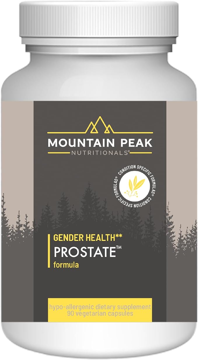 Mountain Peak Nutritionals Prostate Supplement - Supports Bladder Function & Metabolism - Prostate Support Supplement for Men with Saw Palmetto Extract, Pygeum (90 Vegetarian Capsules)