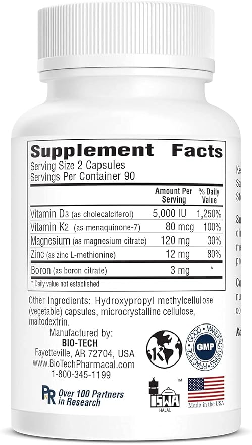 Bio-Tech Pharmacal D3 Plus (180 Count)