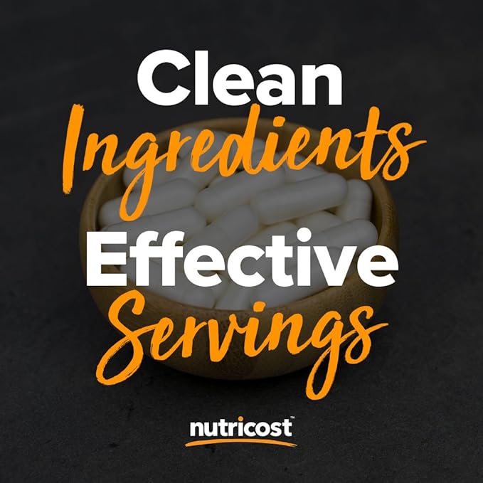 Nutricost L-Citrulline 750mg, 180 Capsules (2 Bottles)