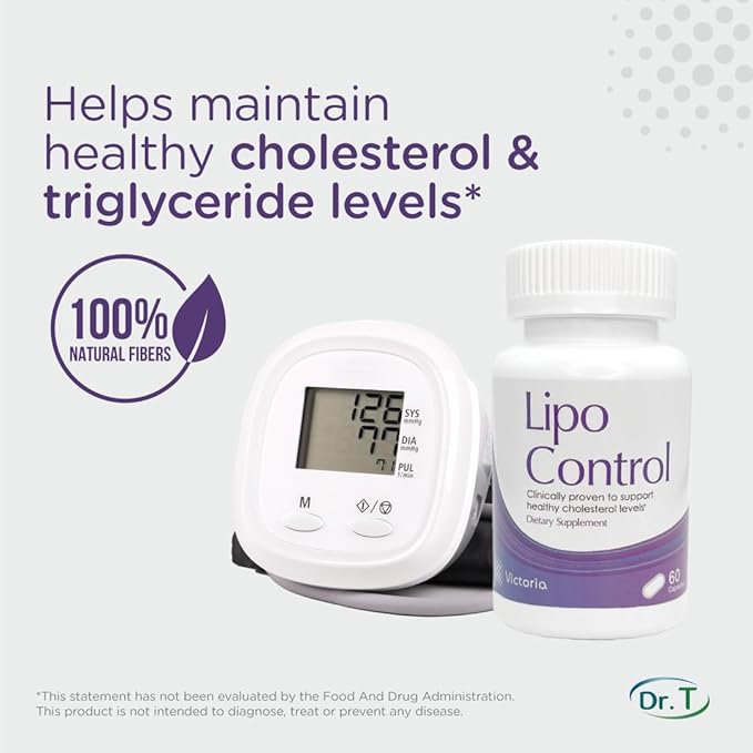 Dr. T Natural Cholesterol Lowering Supplement (2-Saver Pack) Psyllium Seed (Husks), Chitosan, Karaya Gum, Apple Pectin - Supports Healthy LDL & HDL Cholesterol, and Triglyceride Levels (2)
