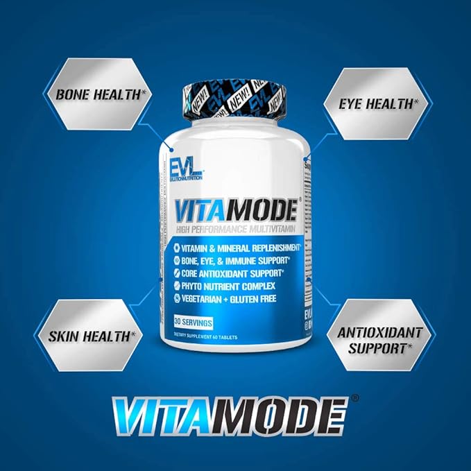 EVL Advanced Daily Multivitamin - Men's Multivitamin with Essential Minerals Phytonutrient Complex and VitaMode Active Mens Vitamins for Energy with Lycopene for Muscle Bone and Immune Support