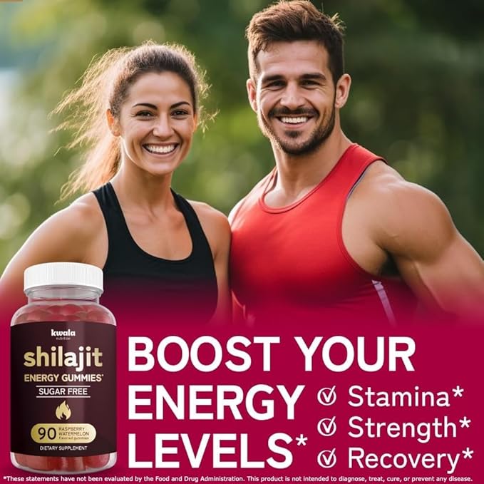 Shilajit Gummies for Men & Women | Sugar Free | Himalayan Pure Shilajit for Men Gummies | with Fulvic Acid | Non-GMO, Vegan Supplement | 90 Count