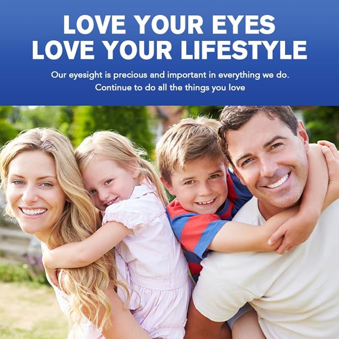 Total Eye Complex - Lutein + Bilberry + Zeaxanthin + Citrus Bioflavonoids - Ultra Vision Support Supplement for Healthy Eyes 120 Softgels, 60 Day Supply