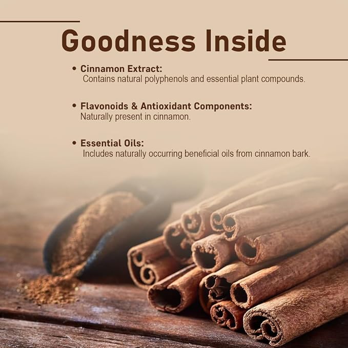 minature Cinnamon Tablets | Herbal & Plant Based| Support Immunity| Gluten Free Non-GMO |Overall Wellbeing |90 Tablet, 45 Days Supply 500mg