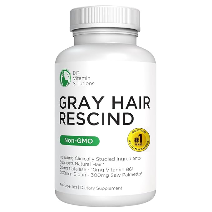 Gray Hair Rescind and Thermogenic Fat Burner Bundle - 60 Caps Each