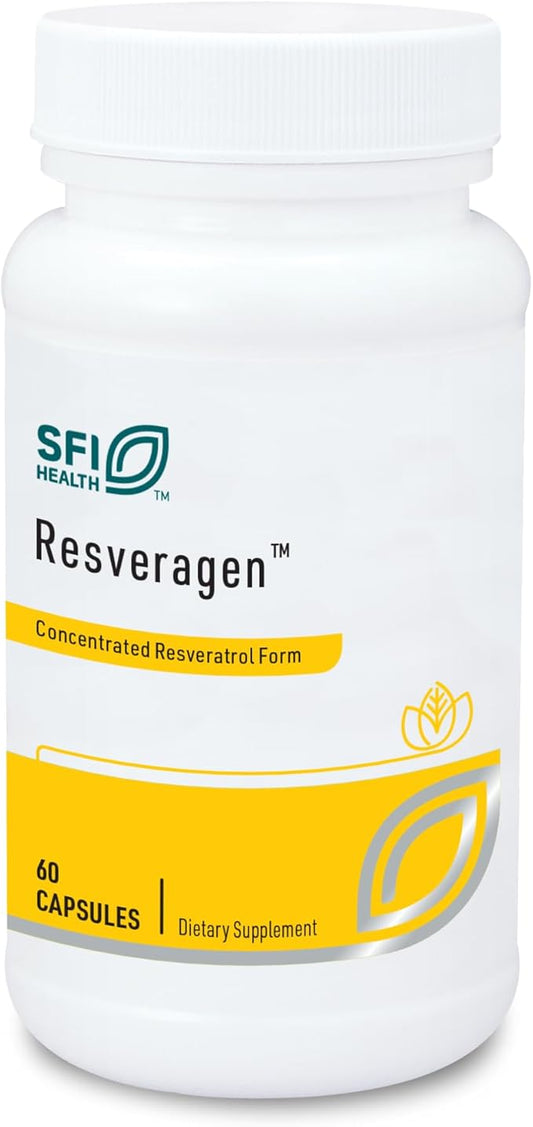 Klaire Labs Resveragen - 250 Milligrams Trans Resveratrol from 500 Milligrams Japanese Knotweed (60 Capsules)