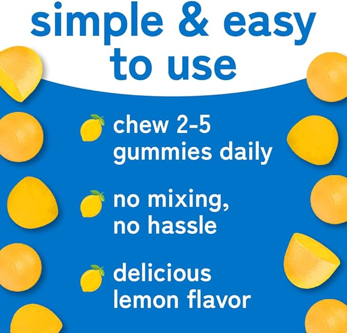 Creatine Monohydrate Gummies for Men & Women - 5g Creatine Per 5 Gummies - 120 Count - Lemon Flavored - Vegan Creatine Chews - 2 Bottles (60 Creatine Gummies Per Bottle)