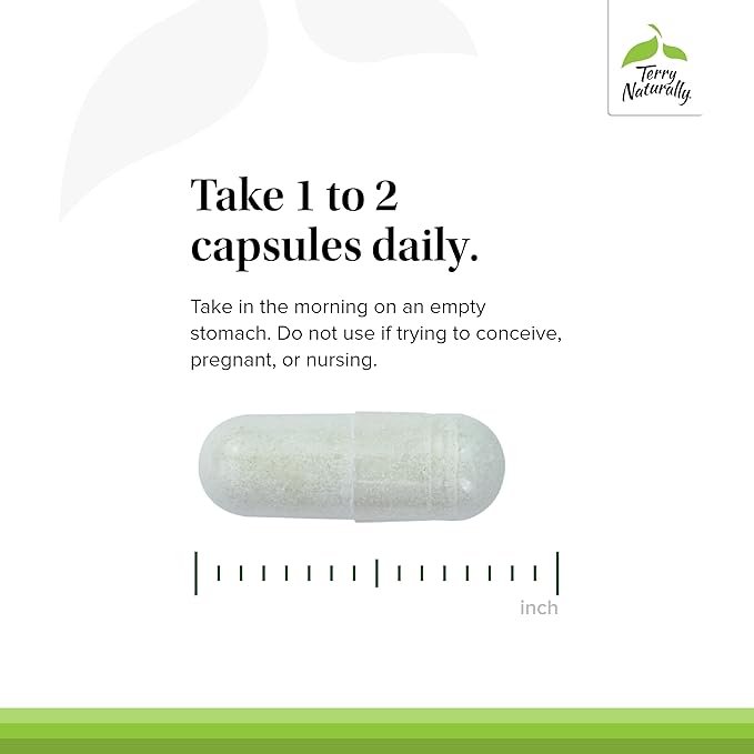 Terry Naturally Thyroid Care Plus - Supplement to Aid Thyroid - Dietary Supplement for Energy & Healthy Hair Support - Supplement with L-Tyrosine & Selenium - 60 Capsules