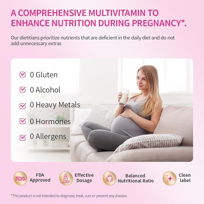 DRAUSTIN Coenzyme Q10 Preparation for Pregnancy Reduction 200mg Mitochondrial PQQ Folic Acid Imported from The United States, 60 Count