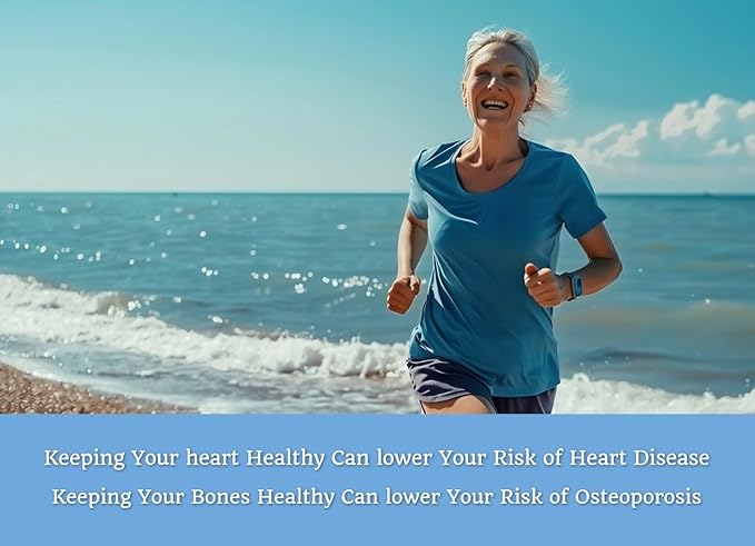 Vitamin K2 + D3 with Calcium, 5000 IU Vitamin D3, 100 mcg K2, 210 mg Calcium, Bone & Joint Support, Heart Support, Immune Support, 60 Capsule