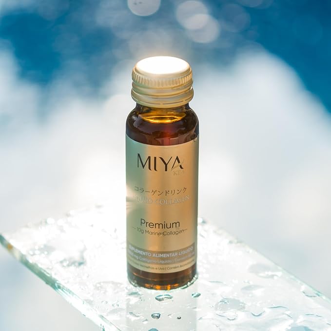 Premium Liquid Collagen for Women | 10,000 mg of Marine Collagen | Red Berries and Grape Flavor | Supports Skin, Hair & Nails | Beauty Supplement | Box with 10 Shots