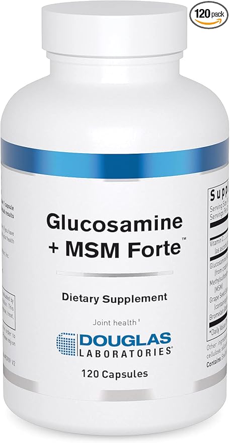 Douglas Laboratories Glucosamine + MSM Forte | Nutritional Formulation to Support Maintainance and Health of Aging Joints | 120 Capsules