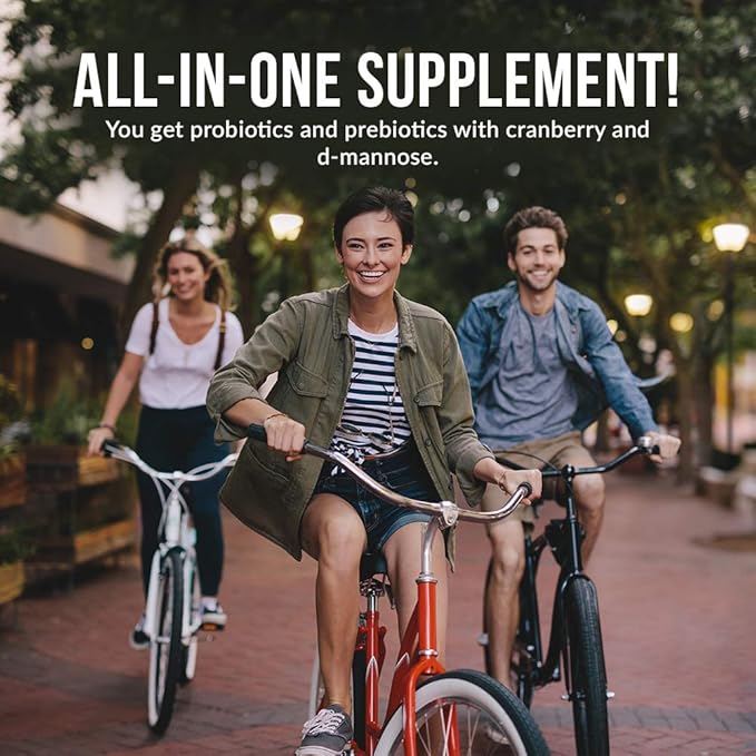 Intelligent Labs Women's Probiotics Formula with Cranberry Extract, D-Mannose and Prebiotics All in one, 6 Billion CFU Probiotic, One Capsule a Day, 60-Day Supply, Third-Party Verified for Purity