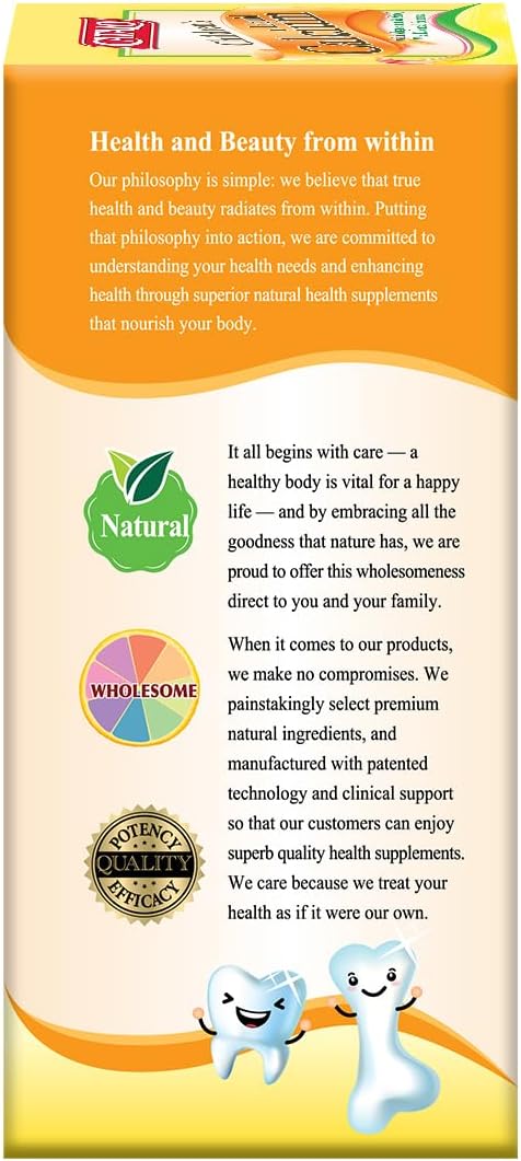 CATALO Children’s Liquid Calcium Magnesium Zinc, Peach and Mango Flavor, Multi-Minerals for Bone & Teeth for Kids Calcium, Kids Zinc, No Artificial Colors & Flavors