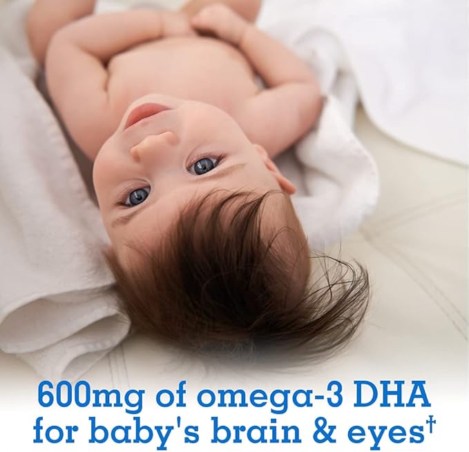 Garden of Life Baby DHA Drops, 600mg Omega 3 DHA Vegan for Baby's Brain & Eyes from Vegetarian Friendly Plant Based Sources (No Fish Oil) for Babies & Toddlers, 37.5 mL (1.26 fl oz) Liquid
