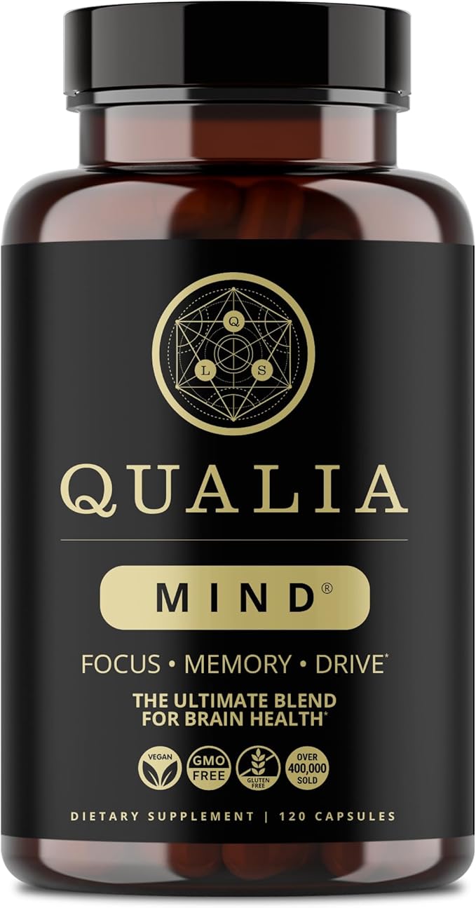 NEUROHACKER COLLECTIVE Qualia Mind | The Ultimate Blend for Brain Health* | Doctor-Formulated Nootropic to Fuel Focus & Concentration* | Supports Long Term Brain Health| Maintain Drive & Productivity