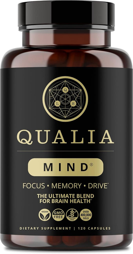 NEUROHACKER COLLECTIVE Qualia Mind | The Ultimate Blend for Brain Health* | Doctor-Formulated Nootropic to Fuel Focus & Concentration* | Supports Long Term Brain Health| Maintain Drive & Productivity