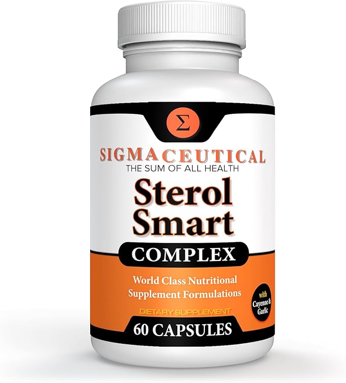 Niacin – Beta Sitosterol – Policosanol – Plant Sterols - Garlic – Cayenne Supplement Plus Super Antioxidant Supplement - Goji Berry, Acai Berry, Mangosteen, Resveratrol, Pomegranate & Noni