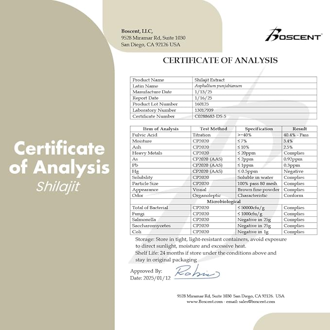 Shilajit Capsules 20,000mg โ Pure Himalayan Shilajit for Men & Women โ Organic Fulvic Acid Supplement with 85+ Trace Minerals โ High Potency Natural Energy & Vitality Support โ 120 Vegan Capsules