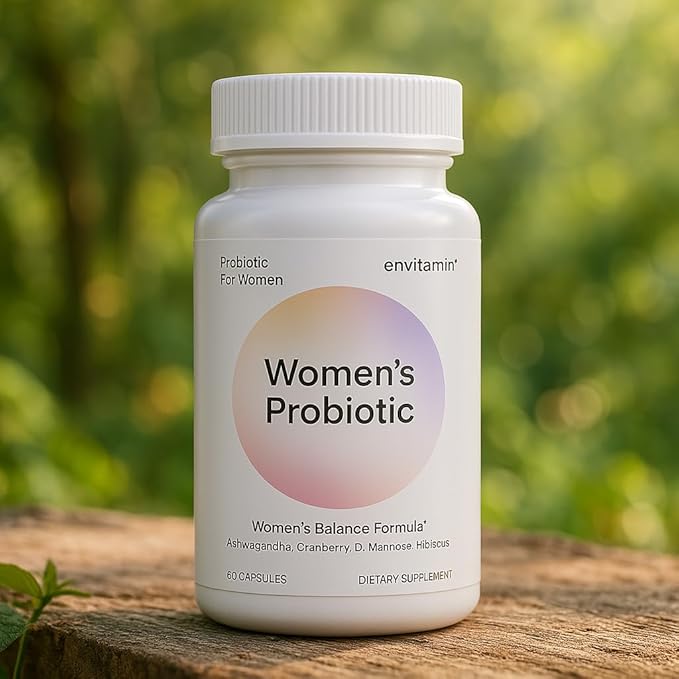 Probiotic for Women Balance Formula with Ashwagandha, Cranberry, Black Cohosh, D-Mannose, Hibiscus, & Dandelion - Support Your Microbiome
