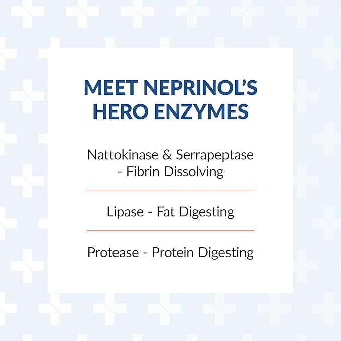 Arthur Andrew Medical, Neprinol AFD, Multi Enzyme Blend with Serrapeptase & Nattokinase, 90 Count (Pack of 1)