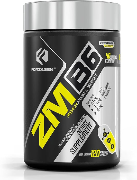 Forzagen ZMB6 Capsules, Zinc, Vitamin B6, Magnesium 160 Capsules