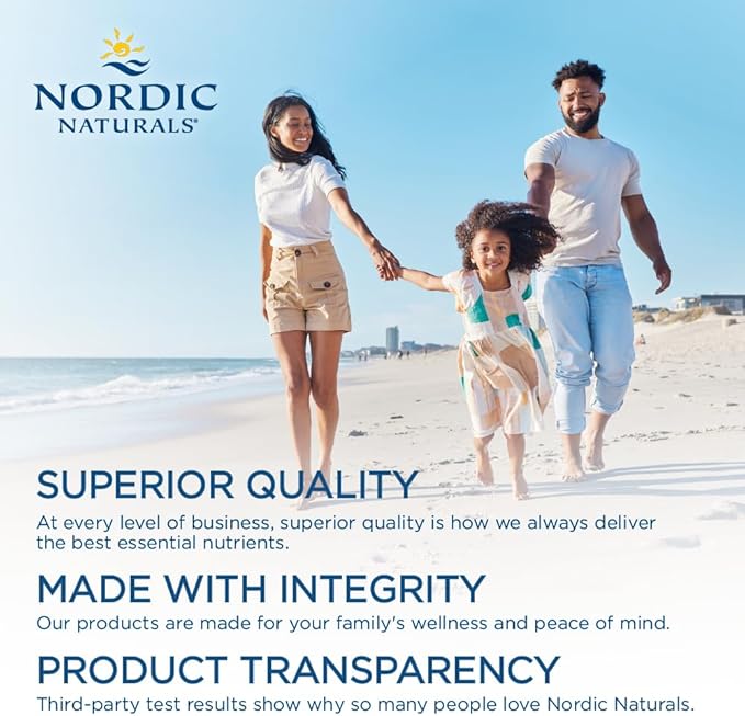 Nordic Naturals Ultimate Omega, Lemon Flavor - 60 Soft Gels - 1280 mg Omega-3 - High-Potency Fish Oil Supplement with EPA & DHA - Promotes Brain & Heart Health - Non-GMO - 30 Servings