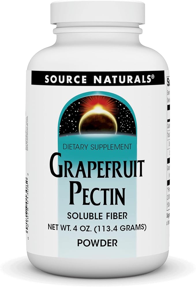 Source Naturals Grapefruit Pectin, Soluble Fiber - Dietary Supplement - 4 oz POWDER