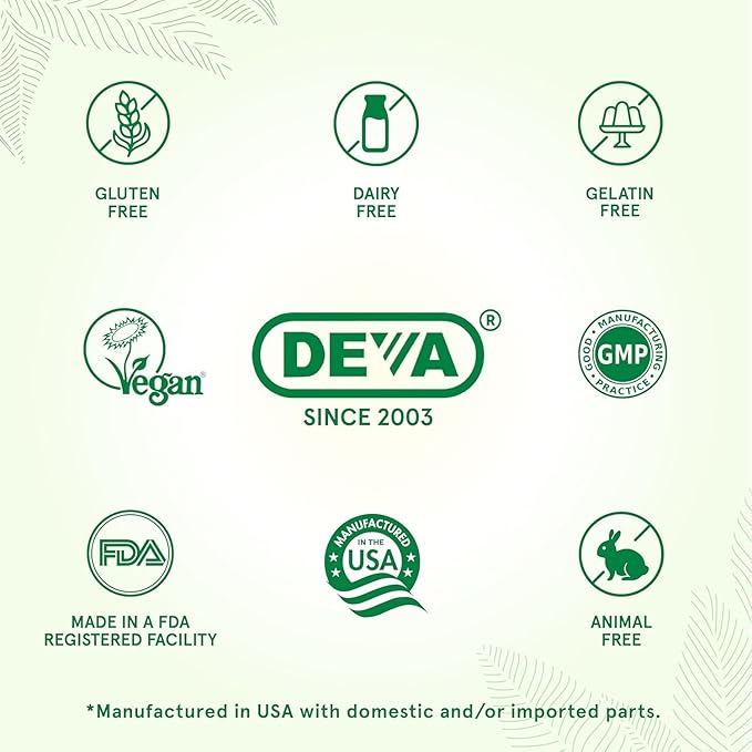 DEVA Vegan Vitamin C 250mg Tablets 2-Pack – Non-GMO, Potent, Multi-Source Food-Based Formulation, 90 Count Ea
