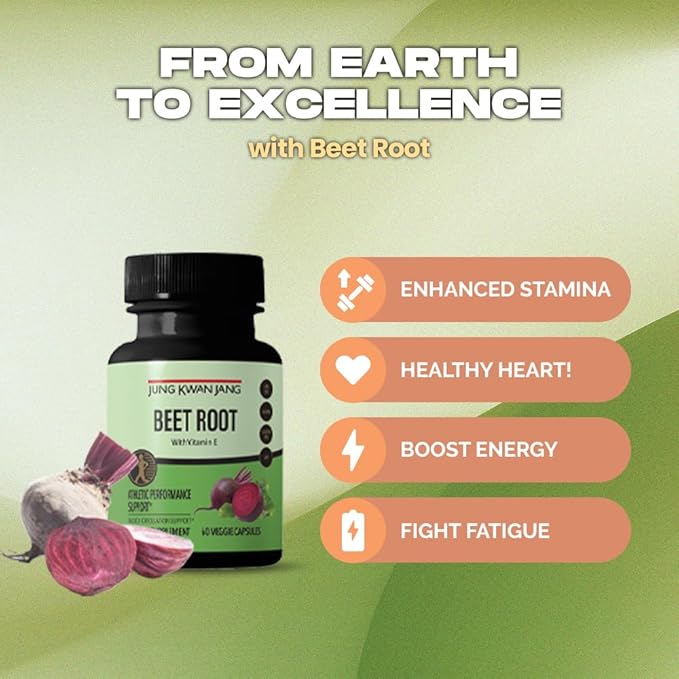 JungKwanJang Beet Root with Vitamin E - 60 Capsule