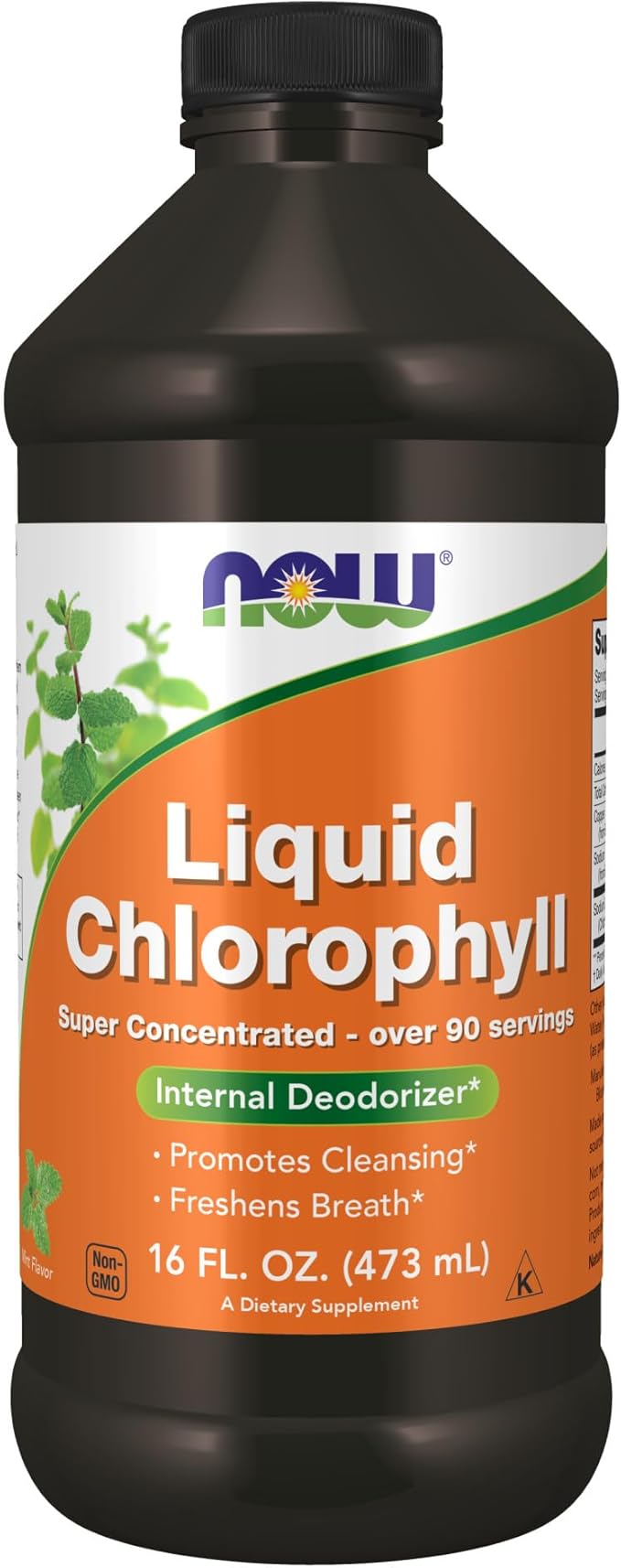 NOW Supplements, Liquid Chlorophyll, Super Concentrated, Internal Deodorizer*,Boost Energy & vH Essentials, Ph Balanced Daily Feminine Wash, Tea Tree Oil & Prebiotic, 6, Fl Oz, (Pack of 1)