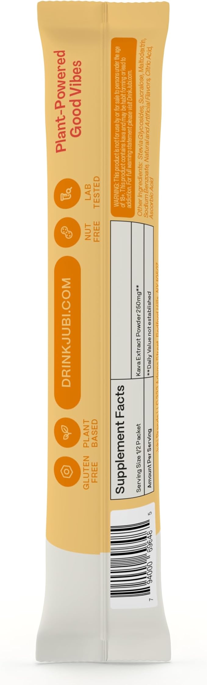 Jubi Kava Stick Packs (1 Stick, Hawaiin Fruit)
