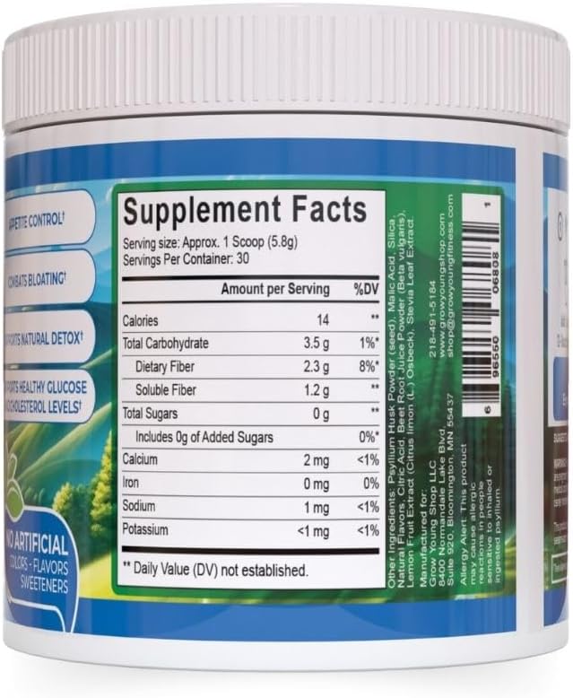 Grow Young Fitness Slim Fiber Supplement and Daily Probiotic Supplement and Chocolate Collagen Protein - Joint, Bone, and Digestion Support for Elderly