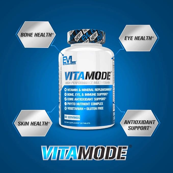 EVL Advanced Daily Multivitamin - Men's Multivitamin with Essential Minerals Phytonutrient Complex and VitaMode Active Mens Vitamins for Energy with Lycopene for Muscle Bone and Immune Support