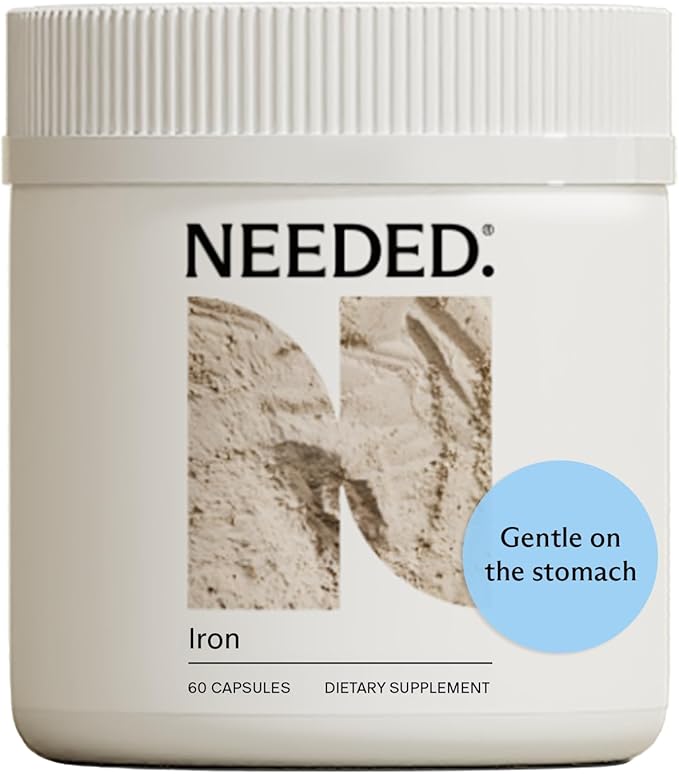Needed. Prenatal Iron Supplement - Pregnancy, Breastfeeding, Postpartum - Aids Energy, Birth Weight & Baby's Neural Development - Non-Constipating & Gentle on Stomach - Flexible Dosing for Pregnancy